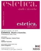 Estetica. Studi e ricerche